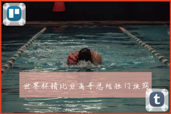 世界杯猜比分高手总结独门诀窍