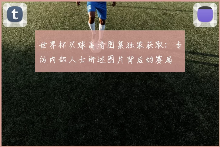 世界杯买球高清图集独家获取：专访内部人士讲述图片背后的赛局