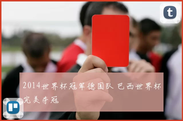 2014世界杯冠军德国队 巴西世界杯完美夺冠