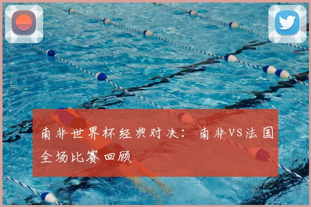 南非世界杯经典对决：南非vs法国全场比赛回顾