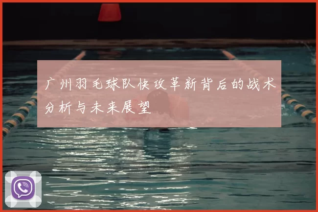 广州羽毛球队快攻革新背后的战术分析与未来展望