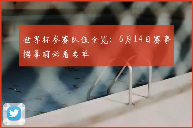 世界杯参赛队伍全览：6月14日赛事揭幕前必看名单
